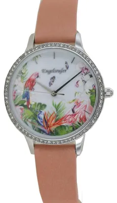 Produktbild von Engelsrufer Damen Uhr Armbanduhr Edelstahl ERWO-PARADISE-01 Lederband / Meshband