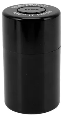 Runde luftdichte Vorratsdose, Kunststoff, 277 oz, schwarz