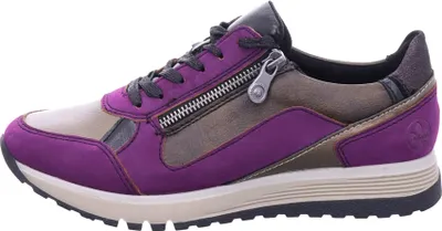 Obrázok produktu pre Dámska pohodlná šnurovacia obuv Rieker 31383839383336 Purple 36 EU