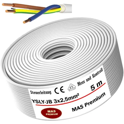 Produktbild von 5m YSLY-JB 3x2,5 Flexibles Steuerkabel für Werkzeugmaschinen Steuerleitung