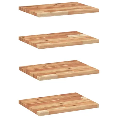 Productafbeelding van vidaXL Zwevende wandplanken, 4 stuks, 40x30x2 cm, massief acaciahout, geolied