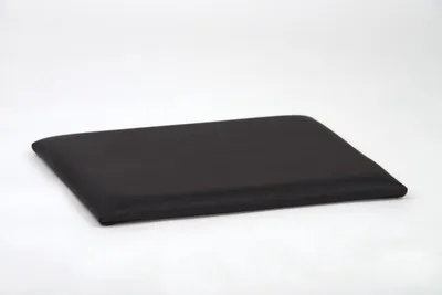 Produktbild von Sitz-Kissen Sitz-Polster Stuhl-Kissen Kunst-Leder 100.000 Scheuertouren 40 x 33 x 2 cm versch. Farben , Farbe:schwarz