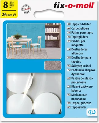 Produktbild von Teppichgleiter rund 26mm fix-o-moll