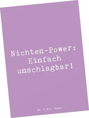 Produktbild von Mr. & Mrs. Panda Postkarte Spruch Nichte Power - Lavendeltraum - Geschenk, Energie, bildkarte, Liebe, Postkarten, Familie, Geschenke, Ansichtskarte, Verwandtschaft