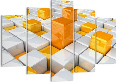 Produktbild von Bild auf Leinwand - Leinwandbild - Abstrakt computer grafik struktur - 150x100cm - Wand Bild - Wanddeko - Leinwanddruck - Bilder - Kunstdruck - Leinwand bilder - Wandkunst - EA150x100-2530