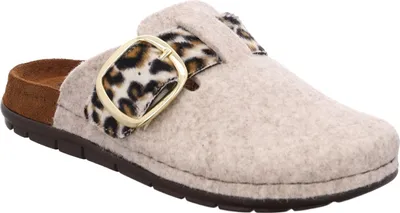 Produktbild von Rohde Rodigo Damen Pantolette Hausschuhe Pantoffel Cloqs Rodigo-D, Farbe:Beige (Leinen), Größe:EUR 36