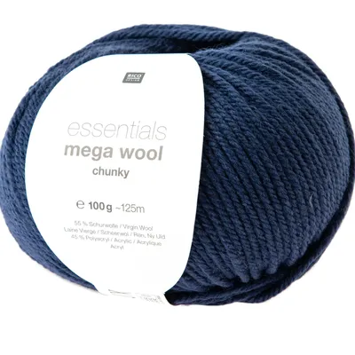 Obrázek produktu pro Rico Design 383235.012, Aran, Modrá, Polyakrylát/vlna, 115 m, 30 °C, 100 g