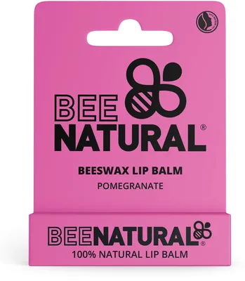 Produktbild von Bee Natural Lip Balm Pomegranate-Granatapfel 4.2 g