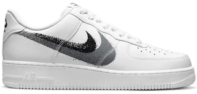 Produktbild von Nike Air Force 1 Low '07 Spray Paint Swoosh White Black Grey - EU 42