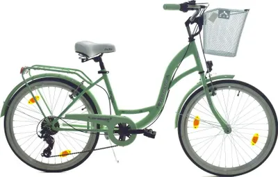 Produktbild von 24 Zoll Kinder Mädchen City Fahrrad Bike Rad Reflex Mint Shimano 6 Gang