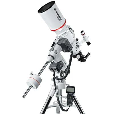 Produktbild von Bresser Optics Messier AR-102S/600 EXOS-2, Weiß, Aluminium, Stahl, Elektro, Astronomy PC software Stellarium, 4,7 kg, 1000 mm