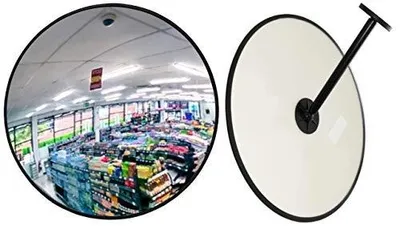 Zdjęcie produktu dla Lustro bezpieczeństwa wypukłe 40 cm do obserwacji monitoring hala