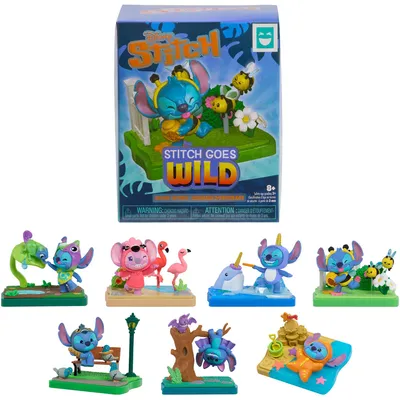 Immagine prodotto di Just Play Disney: Stitch Goes Wild - Figurine da collezione, Personaggi