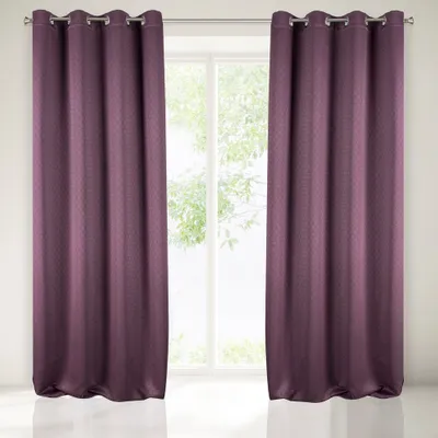 Produktbild von Eurofirany RIVET Vorhang 140x250 Ösen Violett