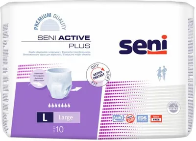 Image de Seni Active Plus Large - 16 paquets de 10 protections