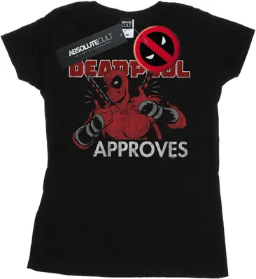 Obrázok produktu pre Marvel - Dámske tričko "Approves" BI18272 (S) (Black)