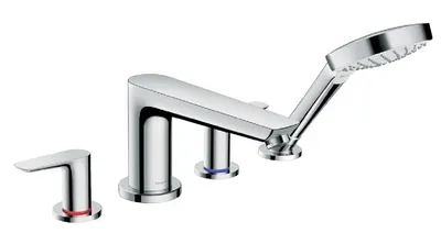 Immagine prodotto di Hansgrohe Talis E - Miscelatore per bordo vasca, installazione 4 fori, cromo 71748000