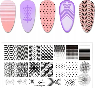 Produktbild von MaiSheng-87 Nagelkunst-Stempelplatte