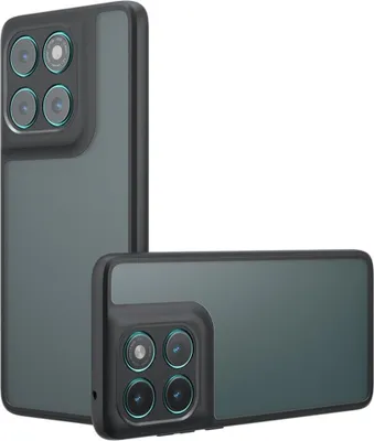 Produktbild von Motorola Edge 60 / 60 Fusion Hülle - Coverup Mattes transparentes Back Cover mit Kameraschutz - Schwarz