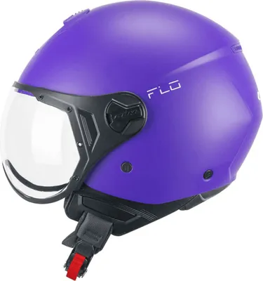 Produktbild von Jet Helm CGM 167A FLO Mono Mattlila Geformtes Visier größe L