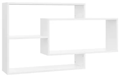 Obrázok produktu pre vidaXL Nástenné police biele 104x20x58,5 cm Drevo Materiál