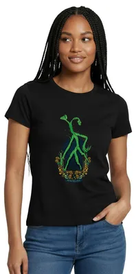 Produktbild von Spreadshirt Phantastische Tierwesen Bowtruckle Frauen T-Shirt, S, Schwarz