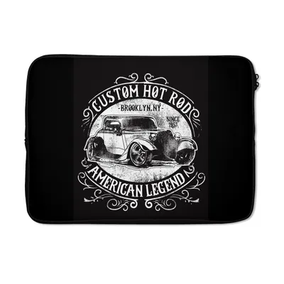 Produktbild von MuchoWow® Laptop Hülle 14 ZollMancave - Oldtimer - Auto - Retro Laptoptasche - Laptoptasche - Stoßsicher - Schutzhaube