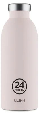 Isolierflasche 500 ml, Edelstahl, doppelwandig, pink, auslaufsicher
