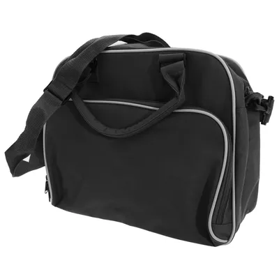 Produktbild von Bagbase Compact Junior Dance Messenger Tasche, 15 Liter BC3135 (Einheitsgröße) (Schwarz/Weiß)