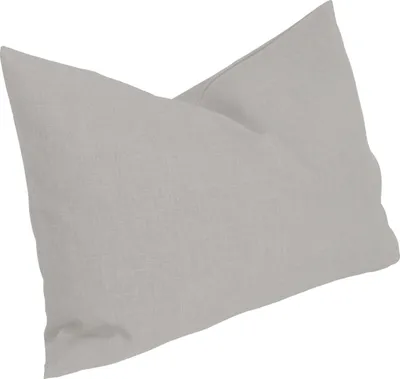 Produktbild von Kissenbezug 30x50 cm silber Struktur Leinenoptik Kissenhülle für Dekokissen