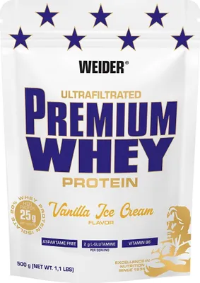 Produktbild von Weider Premium Whey Protein - 500g-Beutel Vanilla Ice Cream
