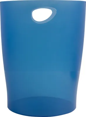 Produktbild von Exacompta 8x Papierkorb Ecobin, 15 Liter, Chromaline - Königsblau - 45360D
