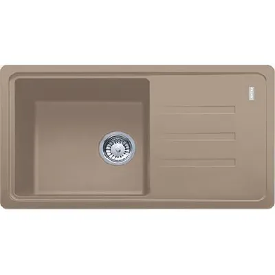 Produktbild von Franke Malta - Fragranit Spülbecken BSG 611-78/39, 780x435 mm, Kaschmir 114.0494.784
