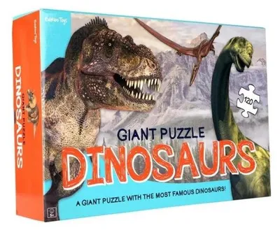 Obrázok produktu pre Podlahové puzzle s dinosaurami, 120 dielov – film Cass