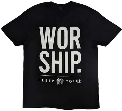 Produktbild von Sleep Token - "Worship" T-Shirt für Herren/Damen Uni RO9808 (M) (Schwarz/Weiß)