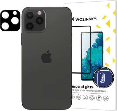 Image de Verre trempé 9H pour caméra iPhone 12 Pro - Noir KP15706