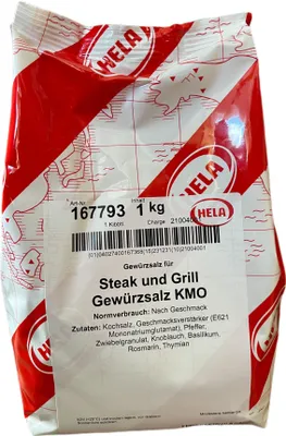 Produktbild von 1 kg Hela Steak und Grill Gewürzsalz KMO