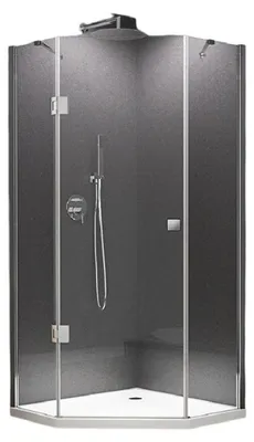 Produktbild von Glaswerk Westfalen- Molly 100x100x195cm Fünfeck Duschkabine