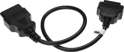 Produktbild von vhbw OBD2 Verlängerungskabel 16Pin (w) auf 16Pin (m) für LKW Auto, KFZ - 0,5 m