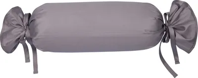 Produktbild von Traumschloss Mako-Satin Kissenbezug 15 x 40 cm graphit 100% Mako-Baumwolle, mit Reißverschluss