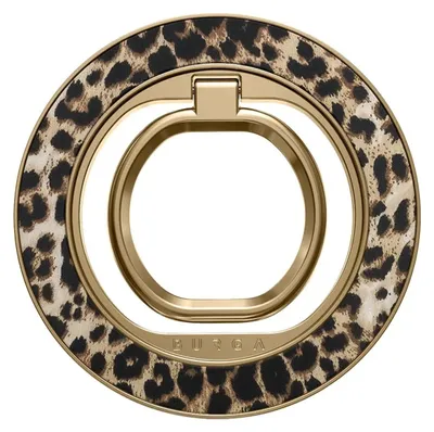 Obrázok produktu pre BURGA 153149, Magnetický krúžok, Hnedá, Polykarbonát, Zinok, 360°, Leopard pattern, 1 kusov