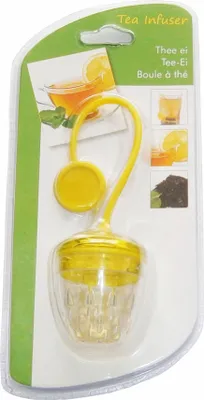 Produktbild von TEE-EI Silikon/Kunststoff grün Teekugel Teesieb Teefilter Teenetz Teezange 71
