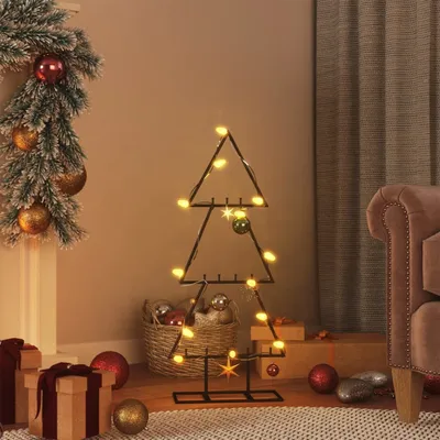 Produktbild von Maison Exclusive - Metall-Weihnachtsbaum Deko Schwarz 60 cm