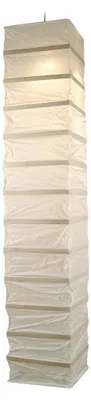 Produktbild von Pendelleuchten - Papierschirm für Glattmantelpendel "PEPPU", Hängelampe aus Papier in weiß, E27-Fassung