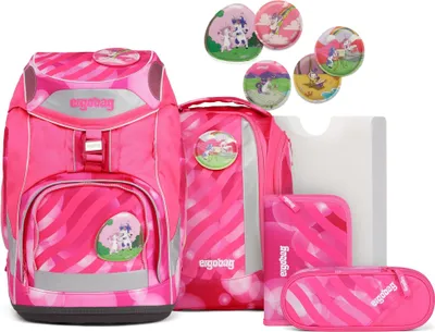 Obrázok produktu pre ergobag brašna sada 6 kusov KuntBärbuntes jednorožec ružová