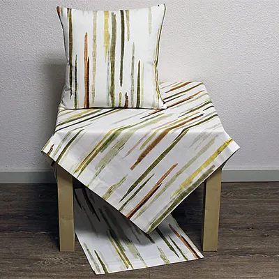 Produktbild von Kissenhülle Kissenbezug Blair Streifen weiß mehrfarbig 50x50cm Hossner WA
