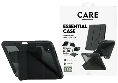 Obrázok produktu pre PanzerGlass CARE™ by ®™ by Essential Case Black iPad Pro 11" (2024-2025), Ochranný obal, Apple, Apple - iPad Pro 11" (2024), Apple - iPad Pro 11" (2025), Čierna