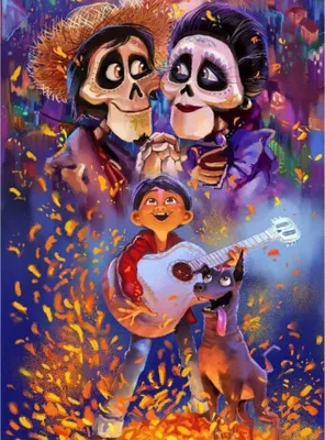 Produktbild von Gemälde BY NUMBERS MIT RAHMEN Disney Coco Gemälde 40x50 cm