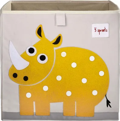 Image de 3Sprouts Boîte de rangement rhinocéros