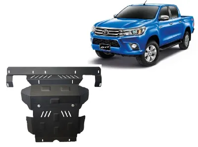 Obrázek produktu pro Ochrana spodku motoru a chladiče z oceli pro Toyota Hilux Revo